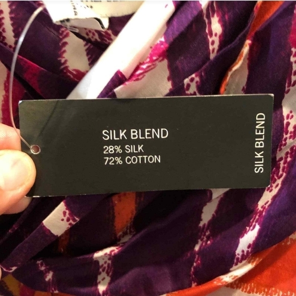 Banana Republic Silk bnwt dress multi color size 0 - Picture 2 of 5